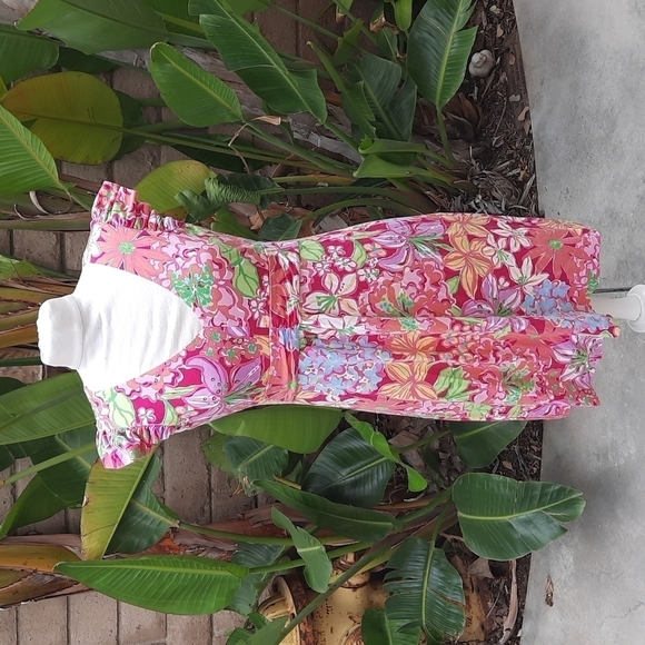 Lilly Pulitzer Dresses & Skirts - Lilly Pulitzer Shianne Azaela sleeveless vneck silk blend dress small